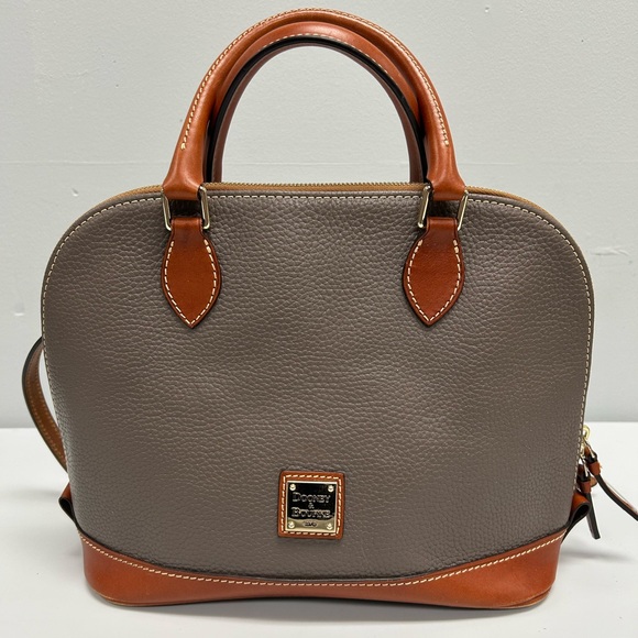 Dooney & Bourke Handbags - Dooney & Bourke Pebble Grain Zip Zip Satchel